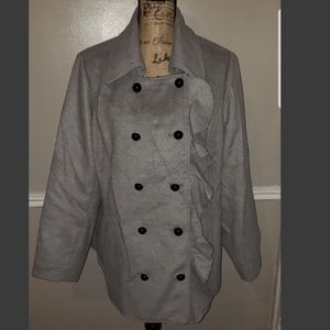 Gray Polyester coat